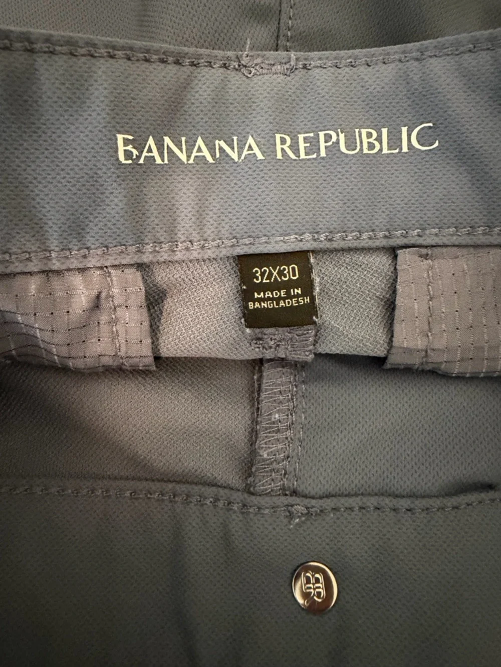 Banana Republic blue pants 32 x 30 stretch comfort‎ casual travel commuter work